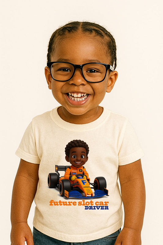 Future Slot Car Driver African American - Toddlers